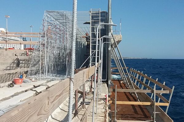 Lavori di completamento e ristrutturazione diga Porto di Civitavecchia