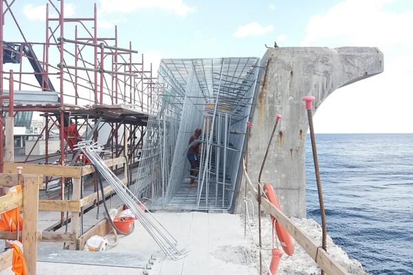 Lavori di completamento e ristrutturazione diga Porto di Civitavecchia
