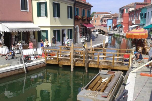 Ponte in legno Burano Venezia