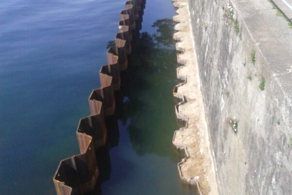 Palancole antiscalzamento nel Comune di Verbania