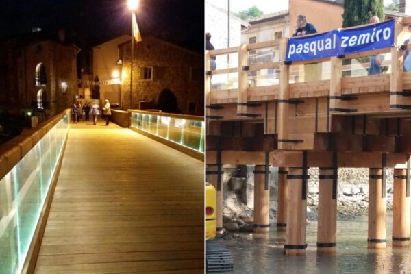 Ponte di Borgehetto nel comune di Valeggio sul Mincio